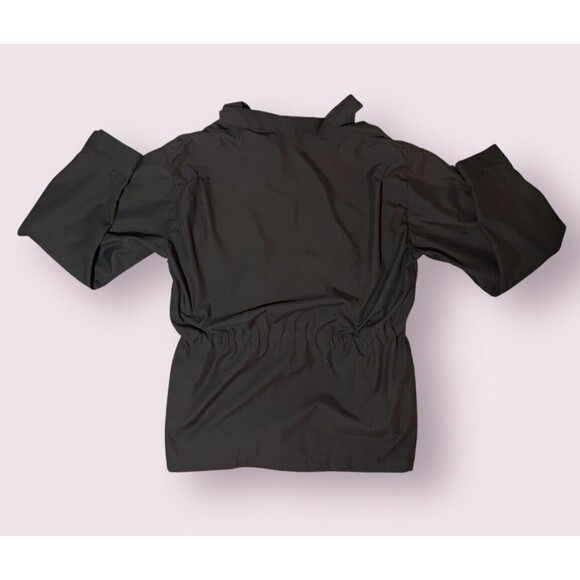 Kathy Ireland Black Golf Jacket Windbreaker Full Zip Size M Medium Tall Athletic - Picture 2 of 5